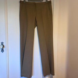 NWOT.  Theory Tan Fine Wool Pant. 12